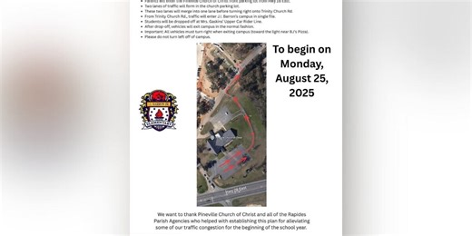 J.I. Barron elementary announces updated carpool drop-off lane