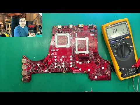 ASUS ROG Strix G512LI Repair Gone Wrong Molten HDMI + Carbonized PCB – What Killed It?