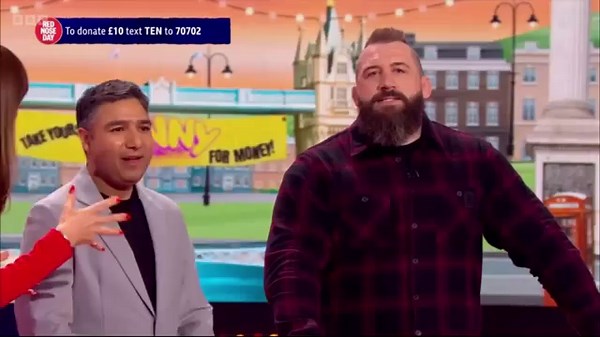 Traitors stars Nick Mohammed and Joe Marler reunite on Comic Relief