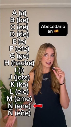 Do you know the complete Spanish alphabet? 🇪🇸 Learn it with me! #LearnSpanish #SpanishCCAE