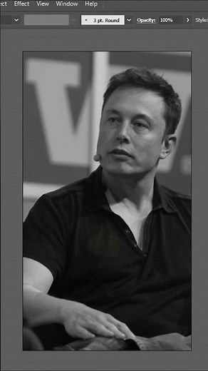 How to convert colorful image into grayscale in illustrator #adobeillustrator#photoshop#photoediting