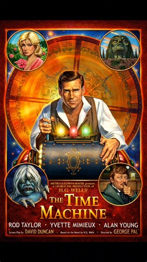 The Time Machine (1960) is a landmark science fiction adventure that explores humanity’s future through the lens of time travel. ⏳ With imaginative visuals, bold ideas, and a sense of wonder, this classic helped define the genre and inspired generations of filmmakers. What’s your favorite part of The Time Machine — the invention itself, the future world, or its message about society? Let us know in the comments 👇 #TheTimeMachine #FilmHistory #ClassicMovies #ScienceFiction #CinemaHistory