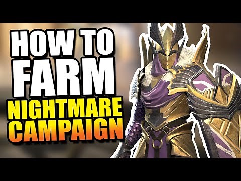 Building a NIGHTMARE CAMPAIGN Farmer! | Raid: Shadow Legends