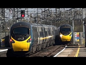 West Coast Main Line Trains at Bushey on April 11th 2025