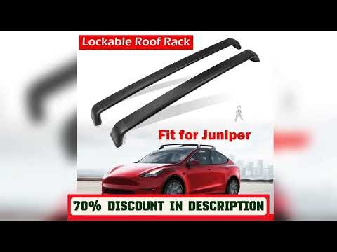 A must-have product #Lockable Roof Rack Fits for Tesla Model Y Juniper 2025-2022 Roof Rack Accesso