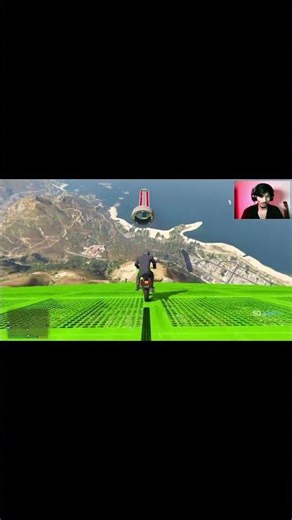 Perfect Landing Bike Challenge in GTA 5 🎯#gta5 #gaming #shorts