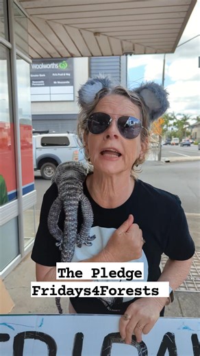 The Pledge: "Wherever I am, whatever I am doing, I will act to protect native forests from logging".💚🌳 | Hughie Green