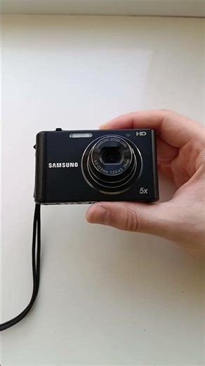 🖤Slim black 16MP club flash era - Samsung ST76 compact digital camera #Y2K #2000s #Digicam
