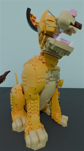 Lego's CUTEST Lion Cub! #Lego #simba #lionking #funfacts
