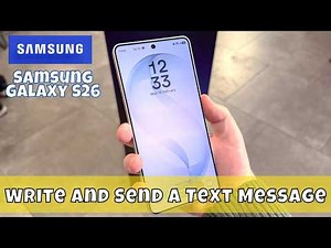 How to Write and Send a Text Message on Samsung Galaxy S26 – Step-by-Step Tutorial