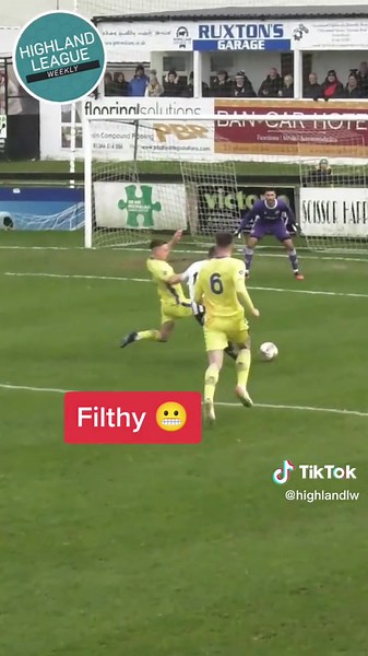 That skill was 🔥but the less said about the finish the better 😭 #HighlandLeague #HLW #scottishfitbaw #Scottishfootball #PressandJournal #HighlandLeagueWeekly
