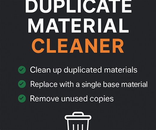 ArtStation - Clean Up Duplicated Materials in Blender Automatically! | Resources