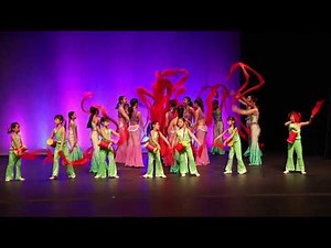 Chinese Kids Ribbon & Drum Dance: Celebration