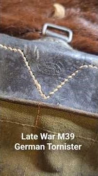 WW2 German M39 Tornister Pack with late War features.