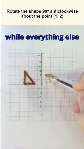 Transforming shapes through rotation