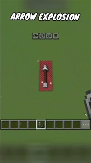 Arrow explosion #shorts #minecraft #arrow