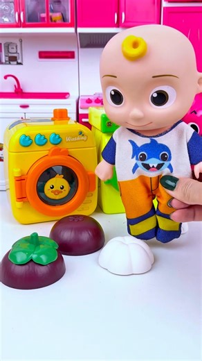 ASMR Toy Unboxing Cocomelon & Pinkfong Washing Machine Set 🧺| Satisfying Toy Play with Subi Toys