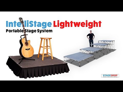 IntelliStage Portable Stage Systems @ StageDrop com
