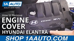 How to Remove Engine Cover 2007-10 Hyundai Elantra