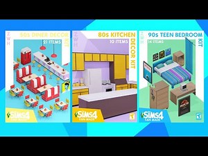 🌼SIMS 4 CC de MUEBLES RETRO 🌼 (parte 2)