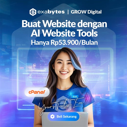 8 comments | Hosting Lama Sering Down? Upgrade ke AI Hosting Exabytes. Tak Perlu Coding!  Storage SSD – 5x Lebih Cepat 烙 Auto-Backup Harian  Free SSL ⏳ Harga Spesial – Hanya 24 Jam! Beli Sekarang! | Exabytes Indonesia | Facebook