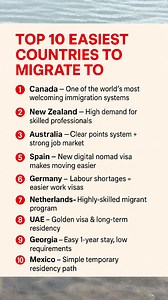 Thinking of starting a new life abroad? 🌍 Save this list! #TravelFacts #LifeAbroad #GlobalLiving #MigrationTips | Tan Talks