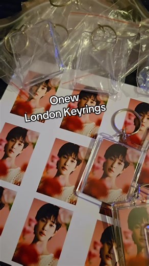 Keyrings Made for Onew Show in London