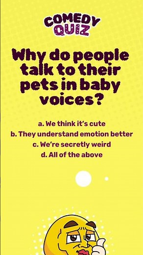😂 Comedy Quiz That Makes ZERO Sense