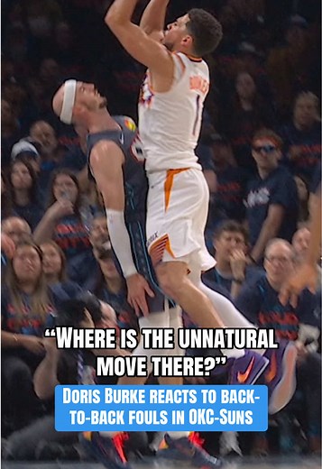 SGA Shooting Foul After Booker Offensive Foul | OKC vs Suns