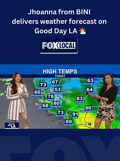 "We bring hotness to the stage." Jhoanna delivers the weather forecast... | news reporter bloopers