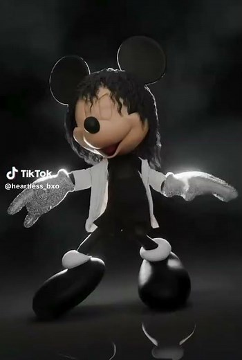 Mickey Mouse as Michael Jackson! #mickeymouse #michaeljackson #tiktok