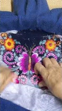 Embroidering on black clothes? Stop using tracing paper. 🧥🌑