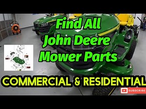 How To Find All John Deere Parts & Diagrams - Tractors, Mowers, Gators etc