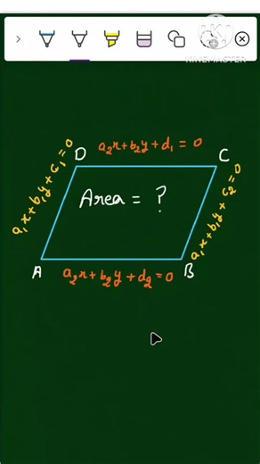 area of parallelogram #study #education #maths #shorts
