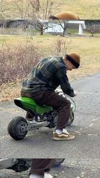 First Pull on the Worlds Fastest Pocket bike!