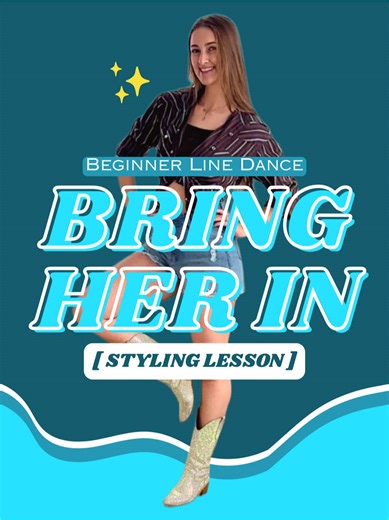“Spin Around” Styling explanation in BRING HER IN line dance.✨ BRING HER IN 🔎32 count, 2 wall 🔥Level: High Beginner 🧠Choreo: Kaylin McIntyre (USA) - May 2025 🎵Song: Lasso by Jake Banfield No tags or restarts Stepsheet on Copperknob. Full line dance lesson and styling session on YouTube! Just search “SparkleBootStyling”. #linedancelesson #countrydance #linedance #sparkleboot #linedancestyling
