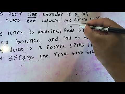 similes and metaphors in poetry (3rd grade ELA)