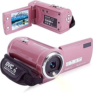 Yoidesu 2K 48MP Digital Camera for Kids, 2.4 Inch 16X Zoom Vlogging Camera with 270° Rotating Screen, Webcam Function, 80Min Long Recording, Facial Recognition