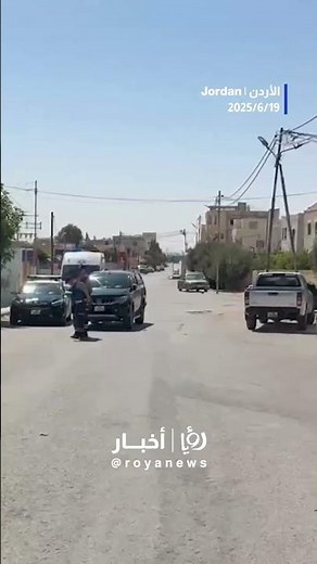 Jordan security forces respond to falling drone debris on Mafraq school