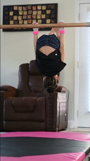 Boost Your Core Strength With The Exhilarating Skin To Cat Gymnastics Routine On Horizontal Bars!