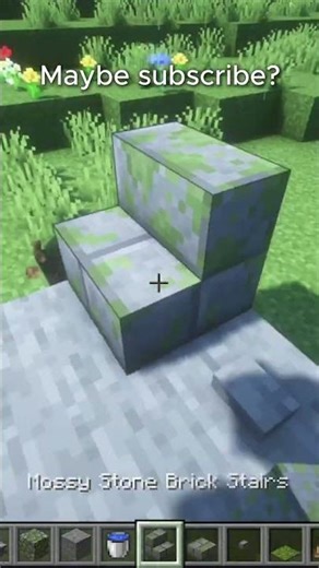 a pond with a fountain. minecraft