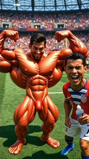 Then Ronaldo Loses It#Ronaldo #Messi #USA #Football2026#SoccerChallenge #FunnyShorts#comedy#funny