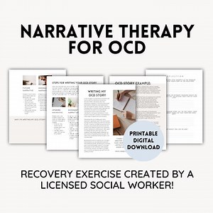 Narrative Therapy for OCD Worksheets & Handouts! Great for Groups or 1:1!