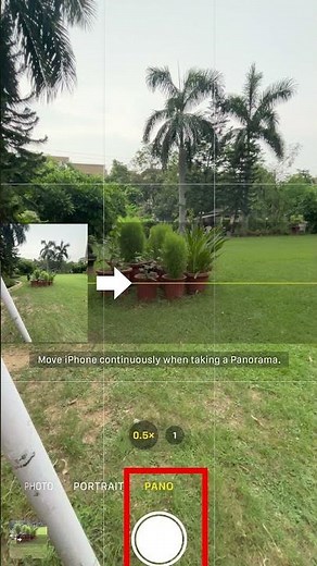 iPhone photography using the Burst mode and Panoramic mode