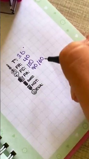 Sello para registro de signos vitales. #signosvitales