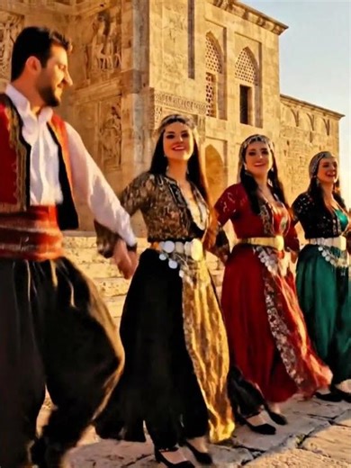 Doğubayazıt'taki İshak Paşa Sarayı'nın terasları, tarihi mimari ve Halay grubumuzun gösterisi 7