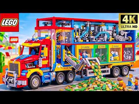 How to Build a LEGO Automatic Recycling Machine!♻️ | Lego Funny Experiment