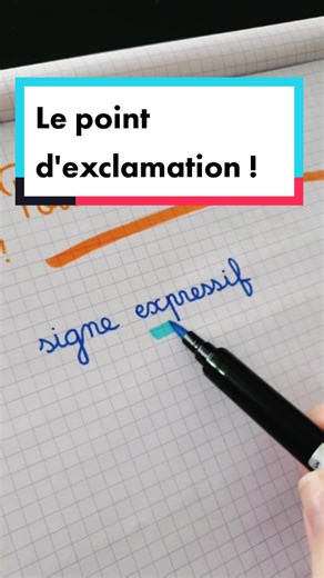 Maîtriser la ponctuation française : point d'exclamation
