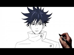 How To Draw Megumi | Step By Step | Jujutsu Kaisen