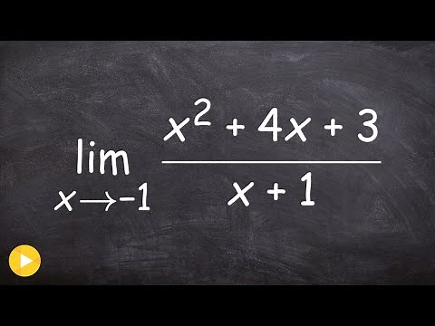 Evaluating a limit by factoring